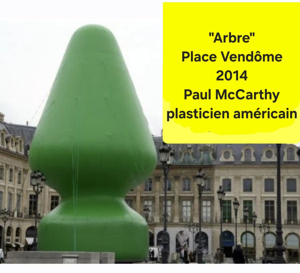 f_asselineau's tweet image. LE MESSAGE EST-IL CLAIR ? 
▪️2014
McCarthy🇺🇸installe Place Vendôme une structure gonflable qu'il décrit comme un "arbre"
▪️2025
Da Corte🇺🇸installe Place Vendôme une structure gonflable qu'il décrit comme une "grenouille"
▪️En argot🇬🇧🇺🇸, les Français sont des "Grenouilles"
PIGÉ ?