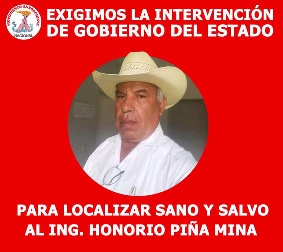 valia_el's tweet photo. Seguimos exigiendo intervención inmediata de la @FGE_Veracruz y de @rocionahle para encontrar a Ing. Honorio Piña, líder social en el estado de Veracruz. 

¡Exigimos #QueAparezcaHonorioPiña SANO Y VIVO! 🫵🏼 #VeracruzInseguro https://t.co/LHBo2C0DJo