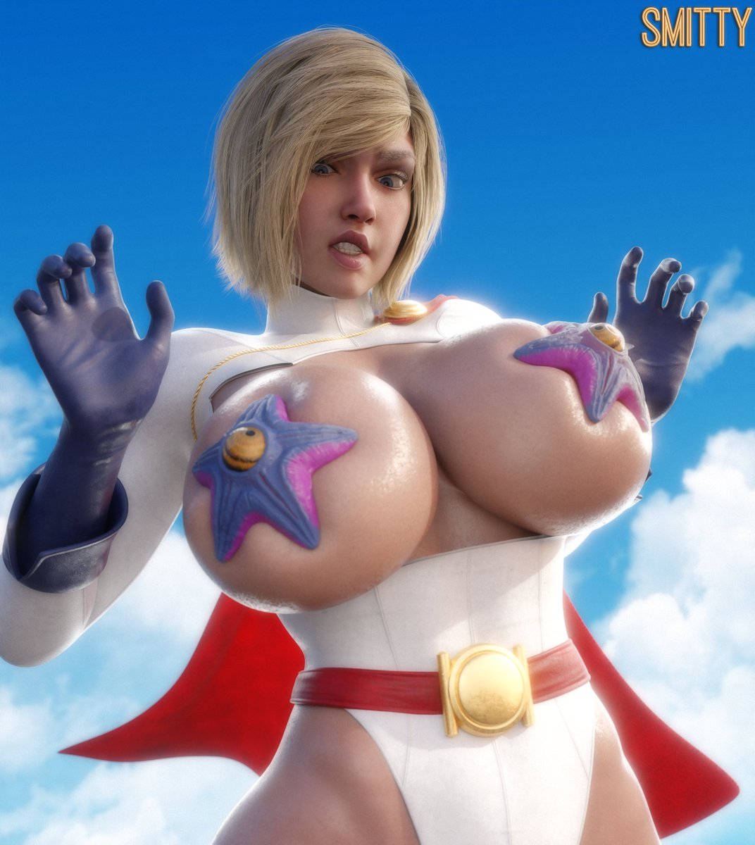 Power Girl vs Starro