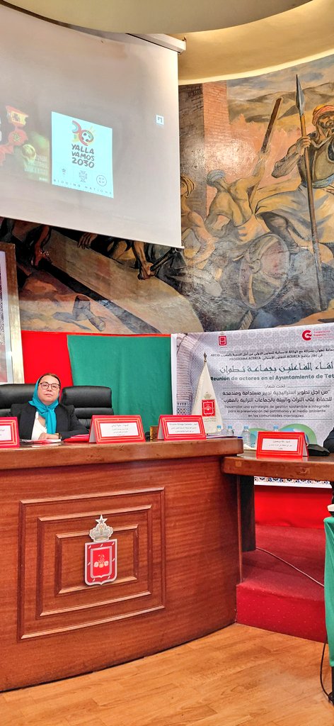 VOrtCam's tweet photo. La @AECID_es @CooperacionESP #ACERCA apoyan al ayuntamiento de #Tetuán, como ejemplo de buena #gobernanza en el norte de #Marruecos, para el Desarrollo de la gestión democrática y #feminista del #patrimonio y los #paisajes culturales del municipio @EmbEspanaRabat @UNESCO_Maghreb https://t.co/Tylk7cCC1u