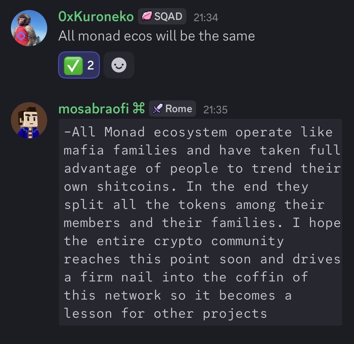Ugly_codes's tweet image. The apriori server on discord is the place to be.
Monad is definitely bound to fail!