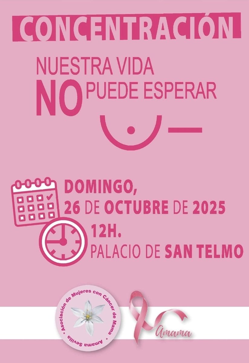 Como mujer, como superviviente de un cáncer de mama y paciente oncológica del Virgen del Rocío y como socialista, el domingo estaré con vosotras. 
Sois el orgullo de todas. 
No os van a parar porque decís la verdad, tenéis la razón y estáis luchando por la vida y la justicia