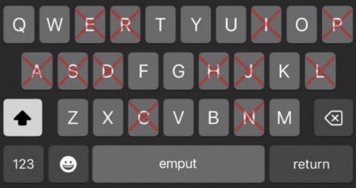 TyrantVT's tweet image. What is your name without these letters? I’m V 😂