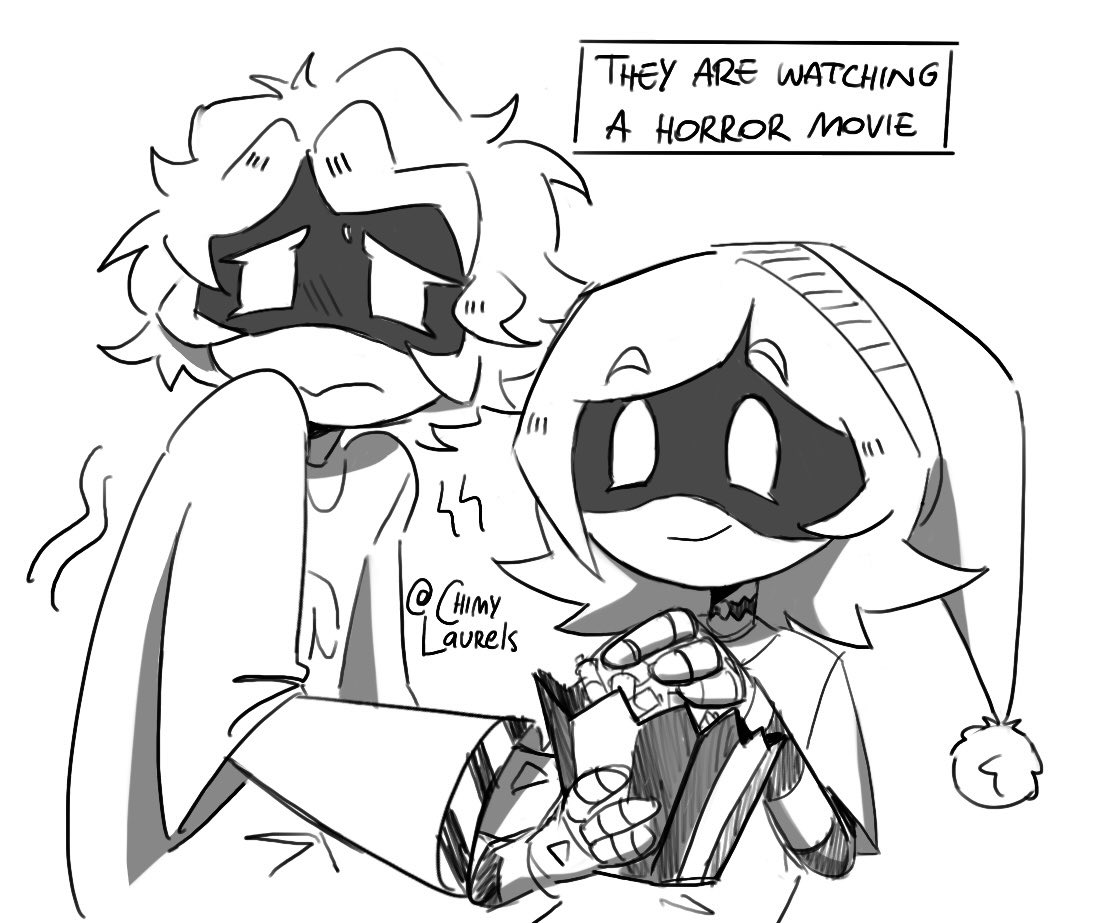 Not cuddles but it’s close enough, kinda.
#nuzi #murderdrones