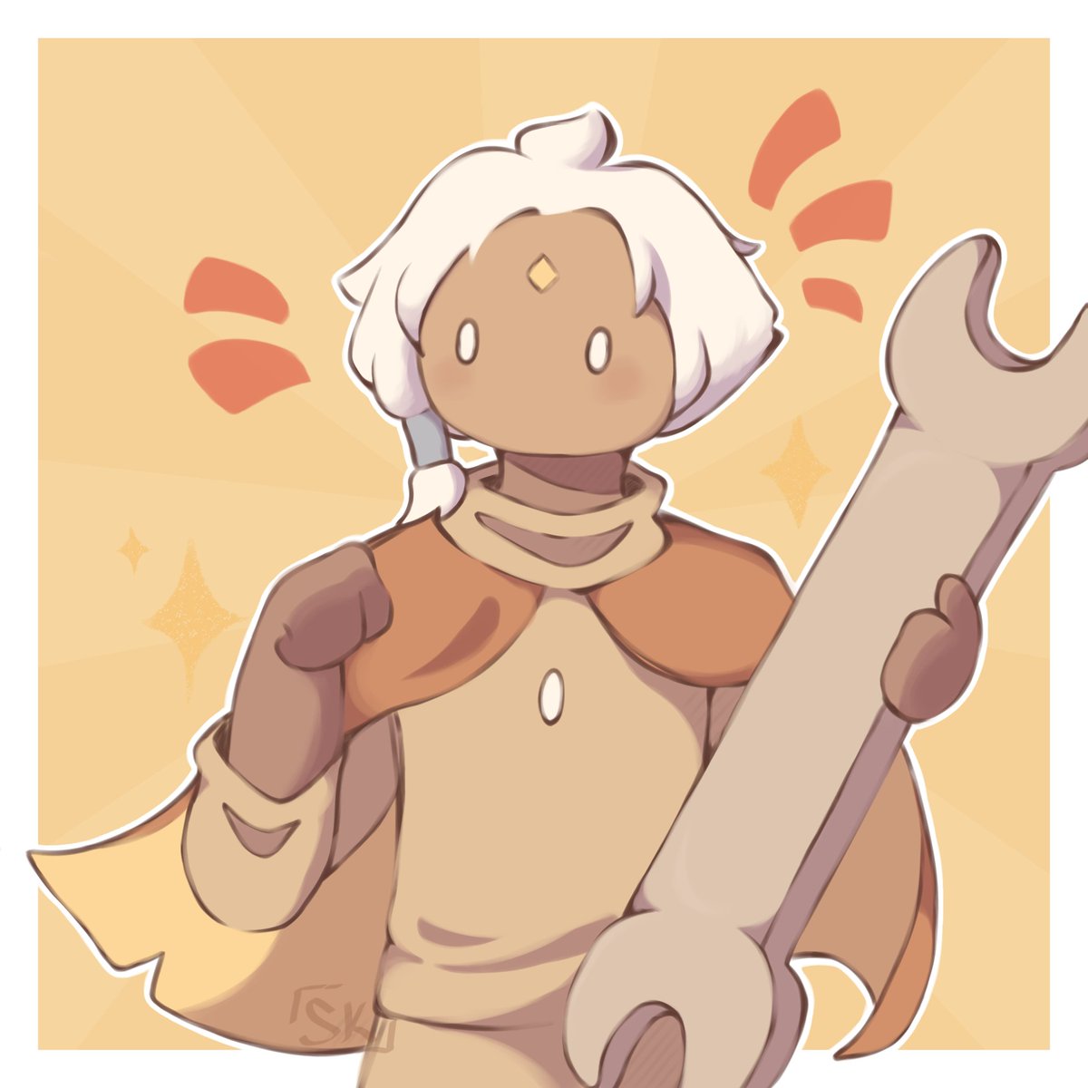 KattNeedsSleep's tweet image. Skytober Day 23 - Repair   
#Skytober2025