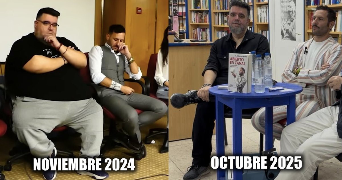 triunarts's tweet image. No llega a un año el tiempo entre una fotografía y otra. Ay, Borja… quién nos ha visto y quién nos ve.