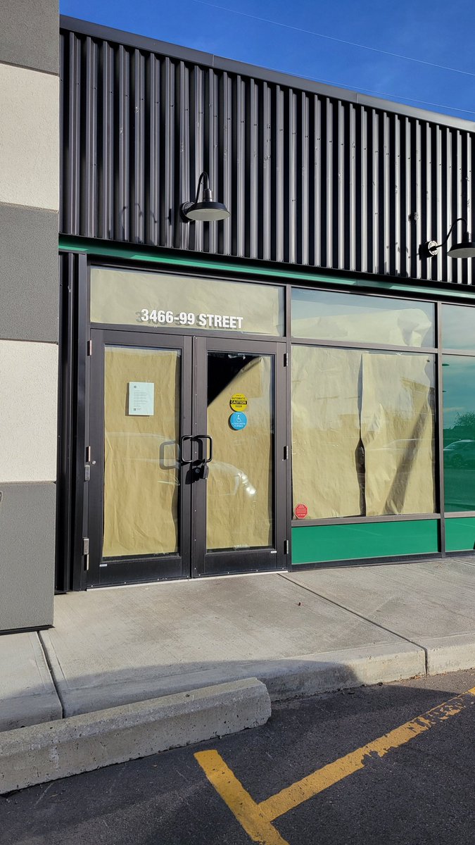 This Starbucks on 99 st. just opened last year and already shut down. This was built specifically for them. 
Canada is a graveyard of small businesses.