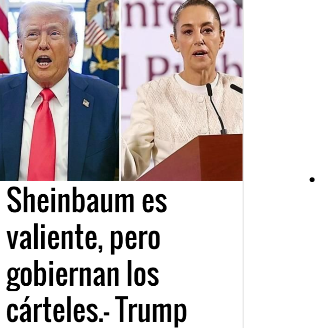 En mi tierra a esto le llamamos BOFETADA CON GUANTE BLANCO.
Vean lo que acaba de decir Trump.
Y la verdad tiene razón.
#PobreSheinbaum