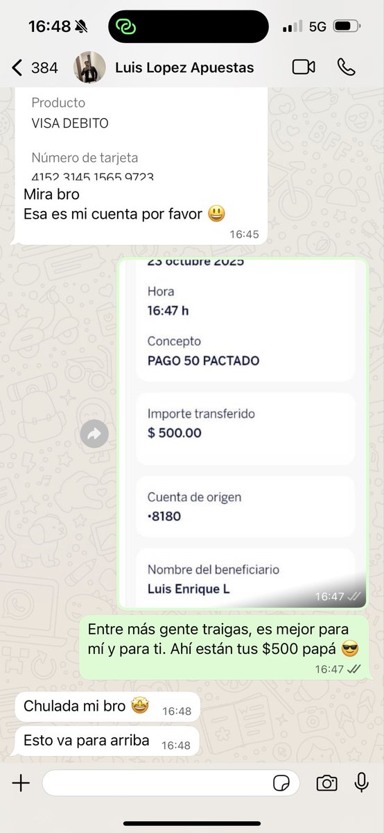 UnSimpleCantor's tweet image. 🚨ESTOY REGALANDO $500🚨
¿QUIERES PARTICIPAR?
ESCRÍBEME