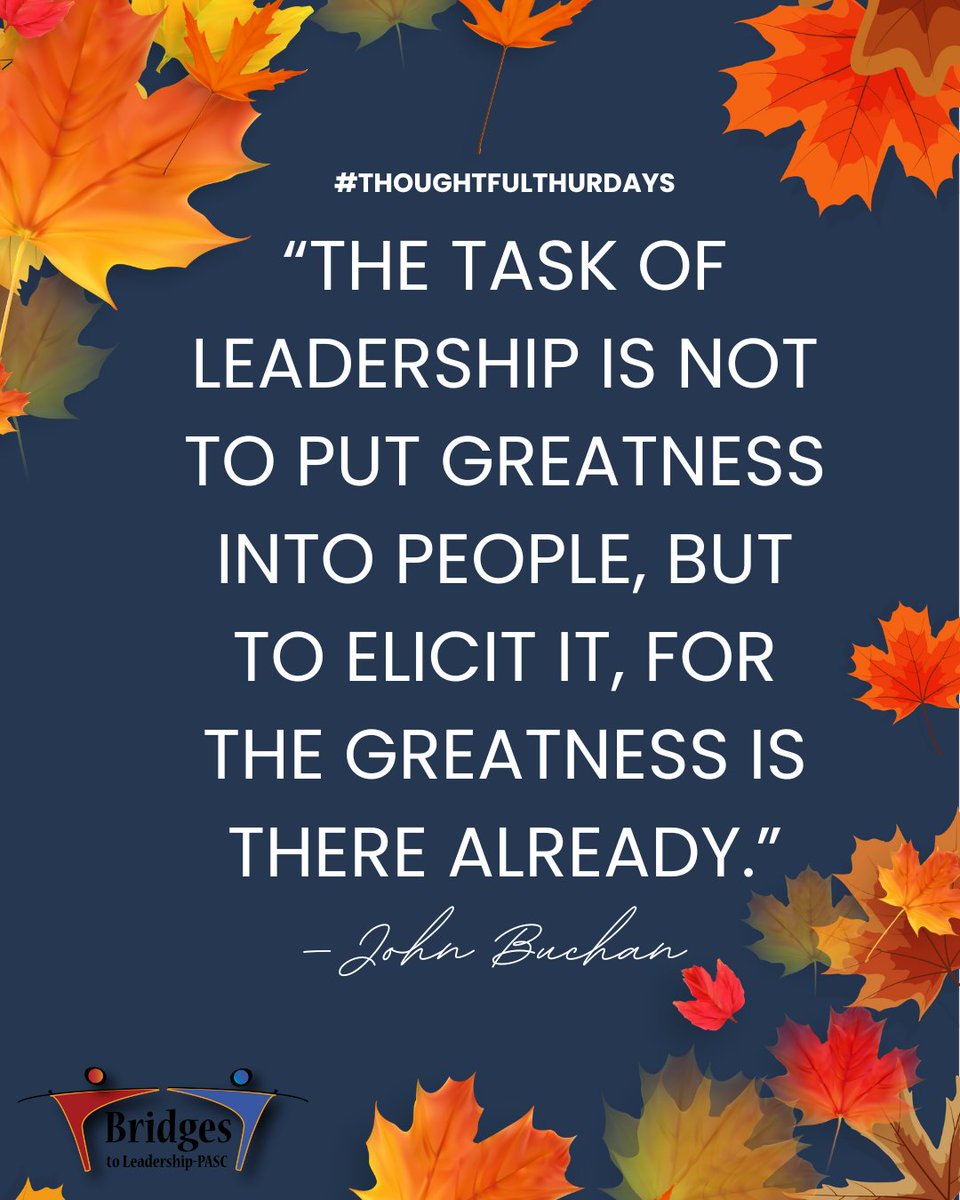 Bridges to Leadership (PASC) tweet media