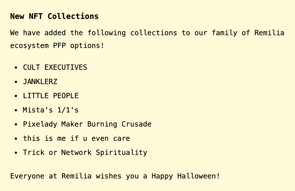 lookupcatnip's tweet image. We have arrived,
if u even care
Happy RemiliaNET halloween!

milady