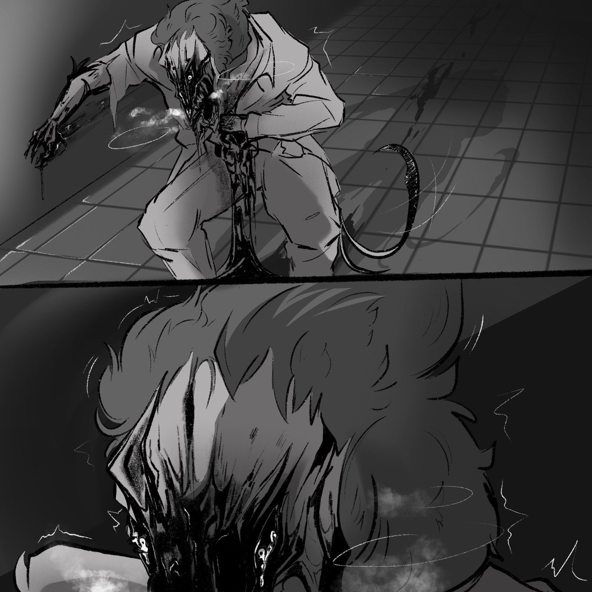 ksandrRbuge's tweet photo. “The day when you left me.”

Short comic of their past bcs we love such a dramaaa
#horrorune #horrortenna #deltaruneau #deltarune #spamtenna #tenna #spamton https://t.co/AgeSgOgmlE