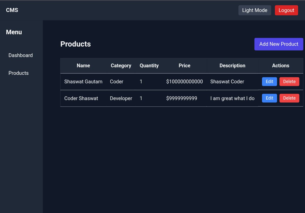 CoderShaswat's tweet image. ✅ Completed a company task for Slooze! Built a Commodities Management System with role-based login, dashboard, product management & dark mode.
Code: github.com/Shaswathunter/…
💻 Demo: task-2-omega-gray.vercel.app
#MERN #WebDev #ReactJS #NodeJS