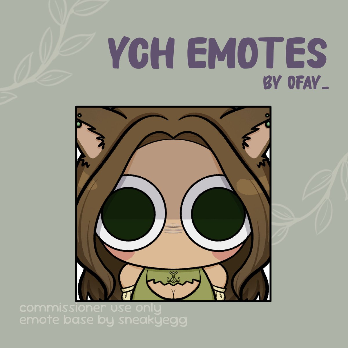 0fay_'s tweet photo. #VGenComm for Sneetok, thank you so much!! 💚 https://t.co/9yxVbj6AZ6