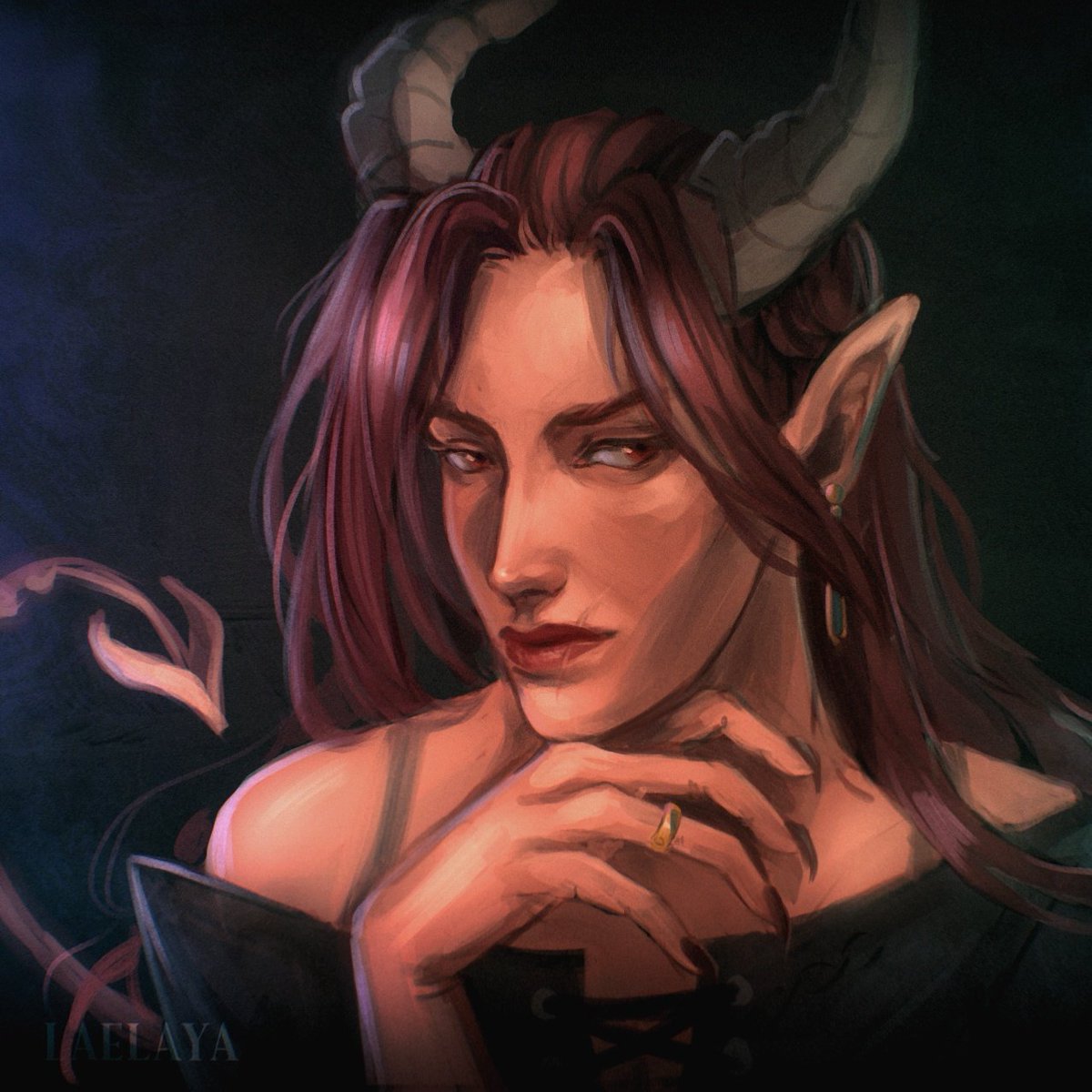 Laelaya5's tweet image. #oc portrait study 
#illustration #art #artmoots