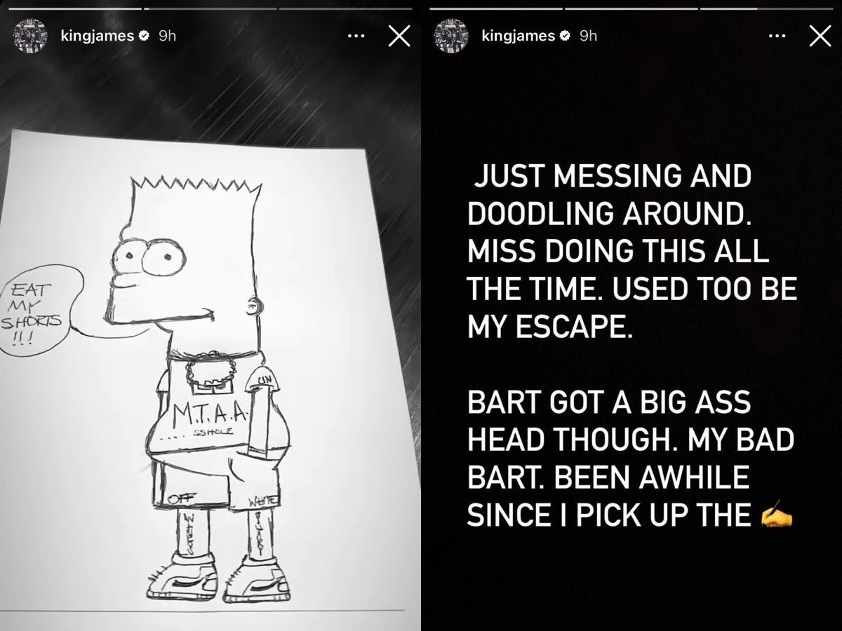 realradec's tweet image. i know LeBron is hyped af for this