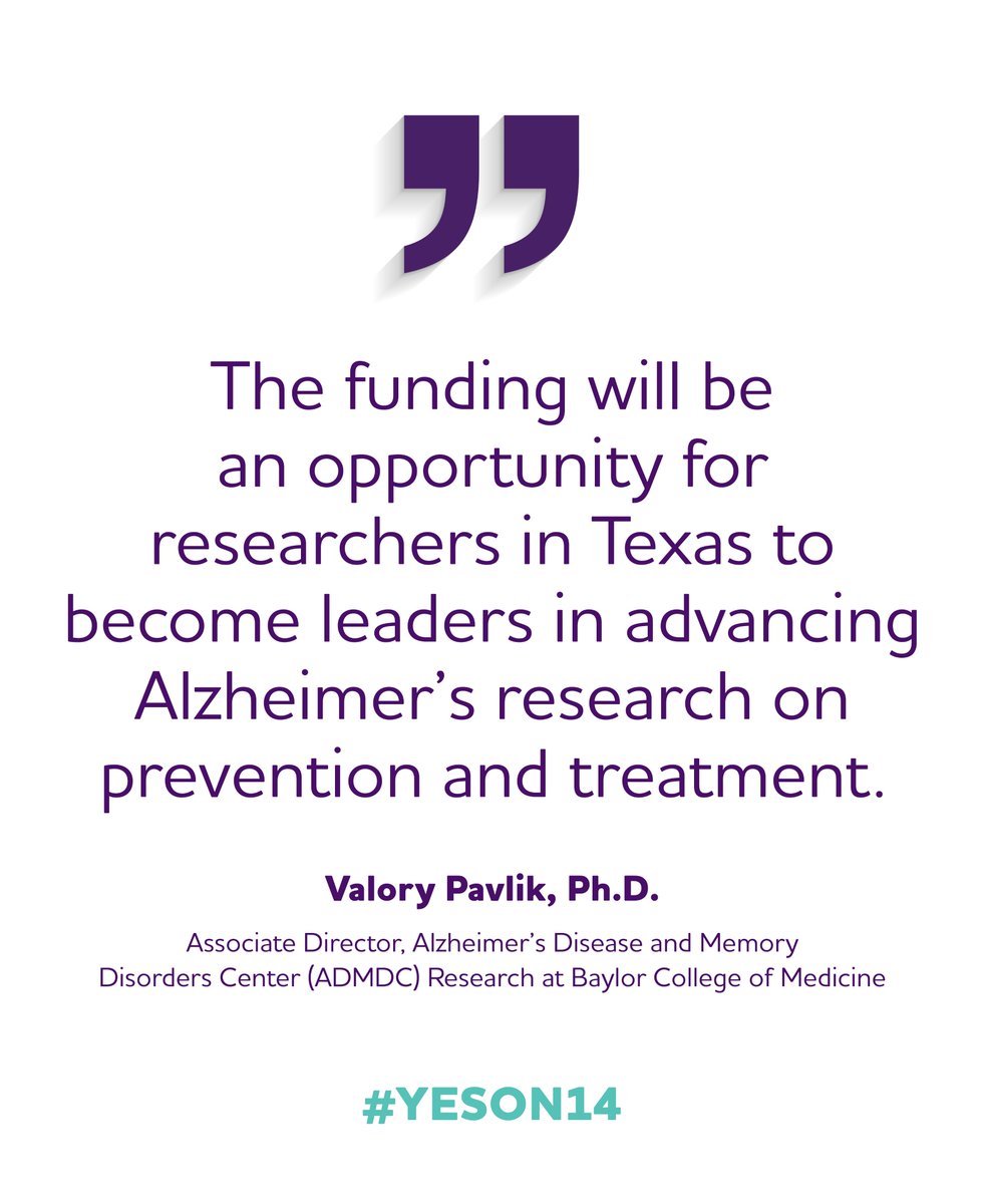 ALZDallasNETX's tweet image. Texas can lead the fight to #ENDALZ by creating the largest state-funded dementia research program in the country. alz.org/yeson14