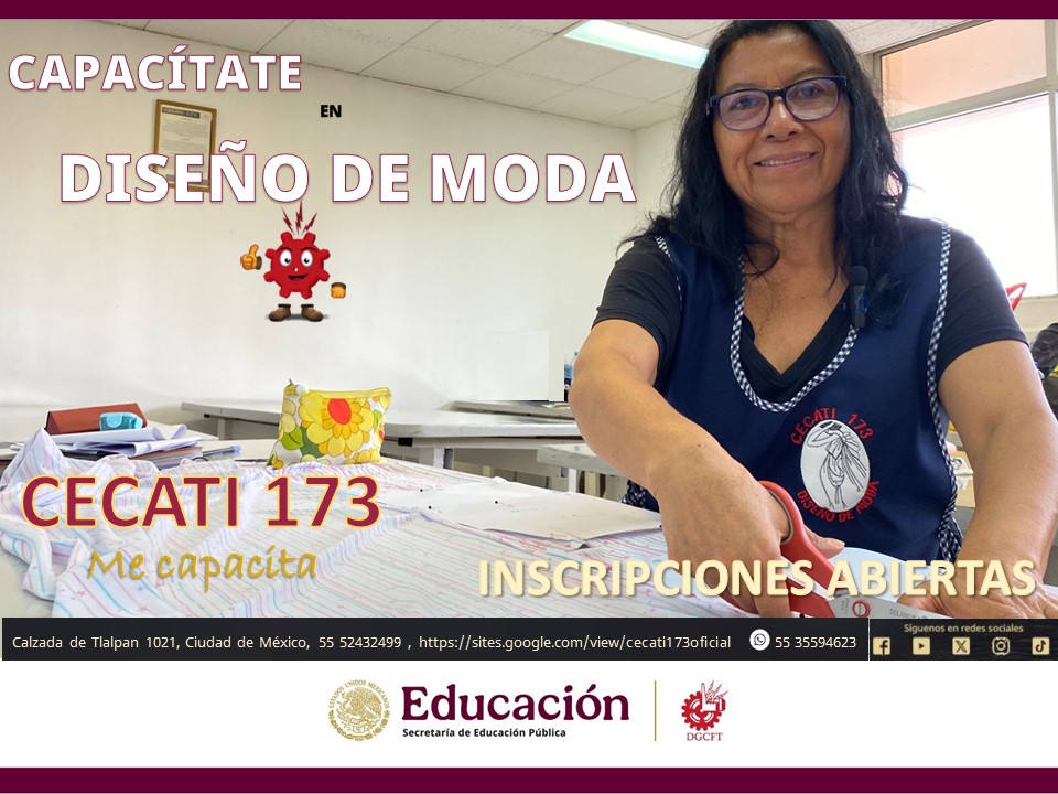173Cecati's tweet image. #InscripcionesAbiertas para los #cursos de #DiseñodeModa Conócenos sites.google.com/view/cecati173…