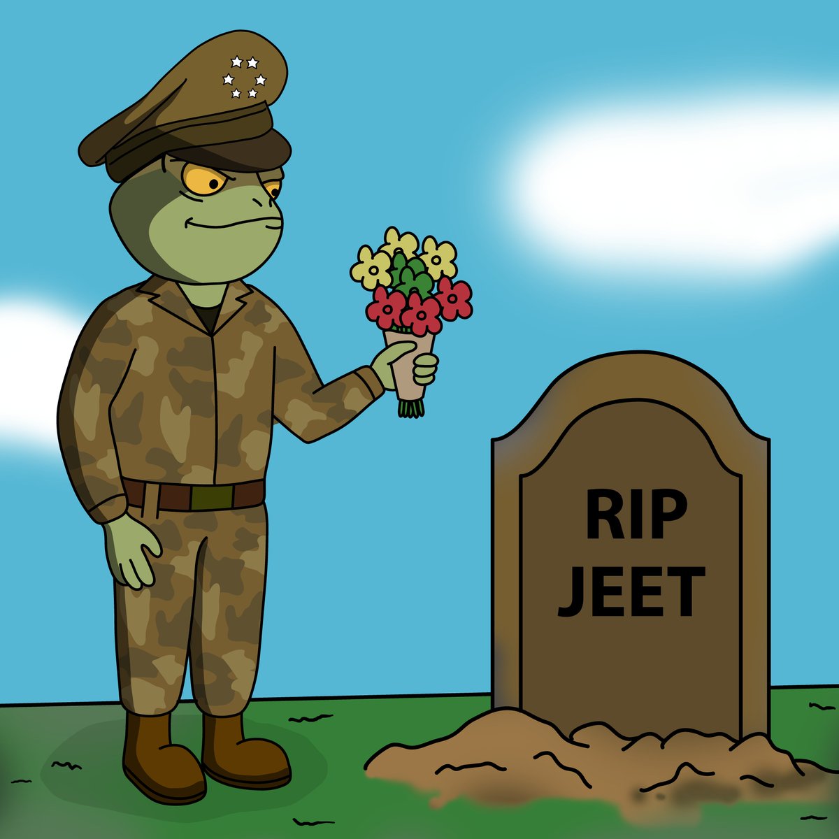General Hopkins doesn’t mourn weakness, he buries it. 💐💚
