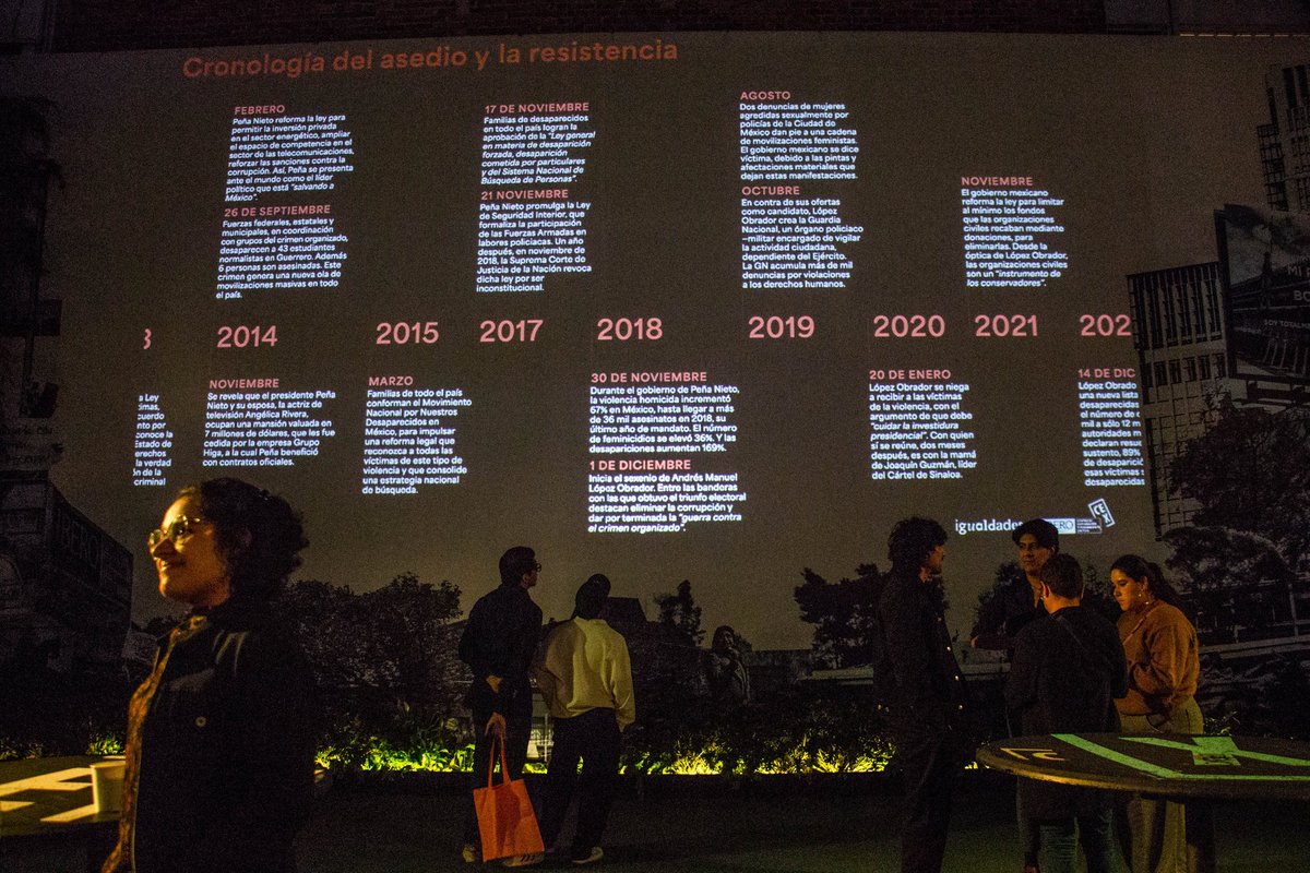 En el primer movimiento de #EnPrimeraPersona, conocemos los casos de desaparición de Claudia Uruchurtu, Gerson Quevedo y Jennifer Robles, quienes son interpretados por Gabriela Betancourt, Manuel Cruz Vivas y Samantha Coronel.

No olvidamos.