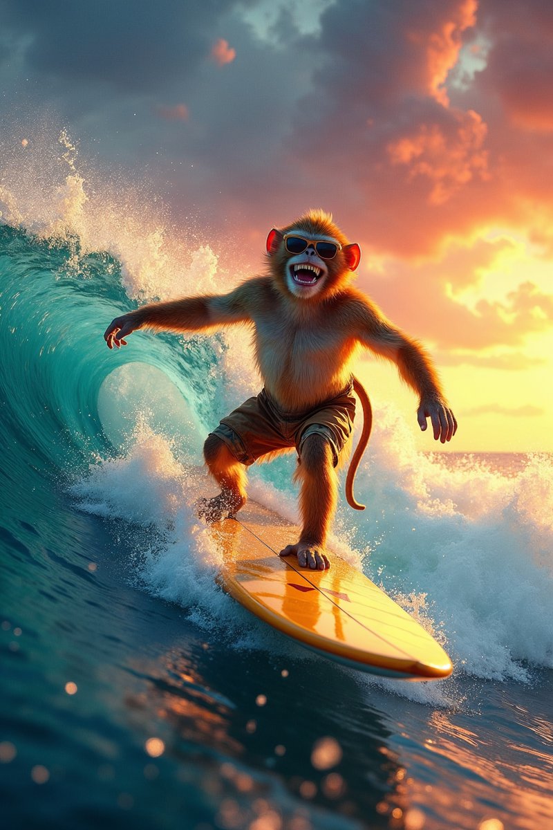 MICOcoinCrypto's tweet photo. Ride the wave of success 🌊🐒✨ The golden monkey surfs the glowing tides of MICO — fearless, free, and unstoppable!
#MicoCoin #SurfWave #MemeCoin #Solana #CryptoVibes https://t.co/8Arm3pu0I5