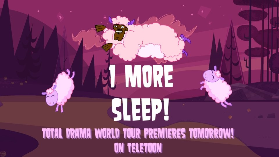 We will officially begin the Total Drama World Tour...