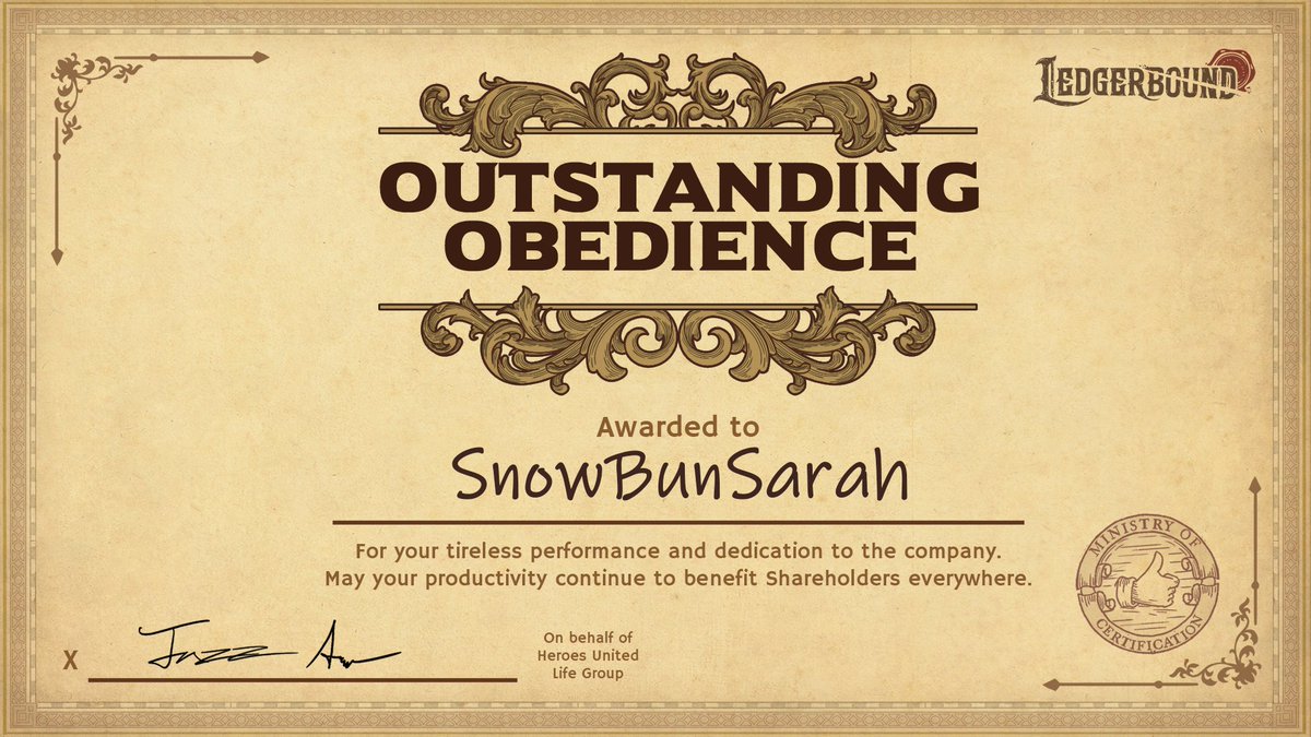 ledgerbound's tweet image. Our productivity during Steam Next Fest was off the charts! We took time this week to celebrate each and every one of our community members for their individual contributions to our demo's success with a custom participation certificate.
#indiedev #indiegamedev