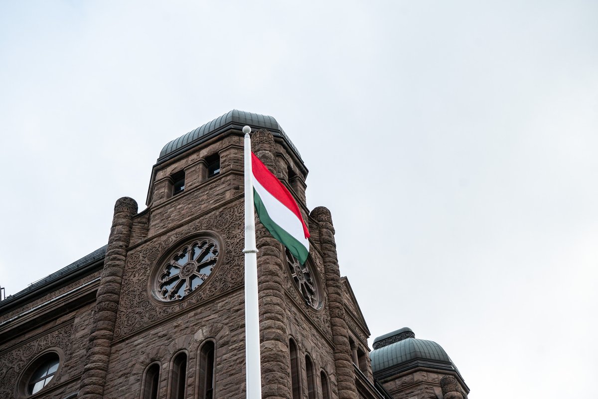 A new provincial plaque was unveiled today to The Hungarian ‘56ers in partnership with the Consulate General of Hungary, the Hungarian Canadian Cultural Centre and the Hungarian Research Institute of Canada. 

Click here to learn more about the plaque: heritagetrust.on.ca/media-releases…