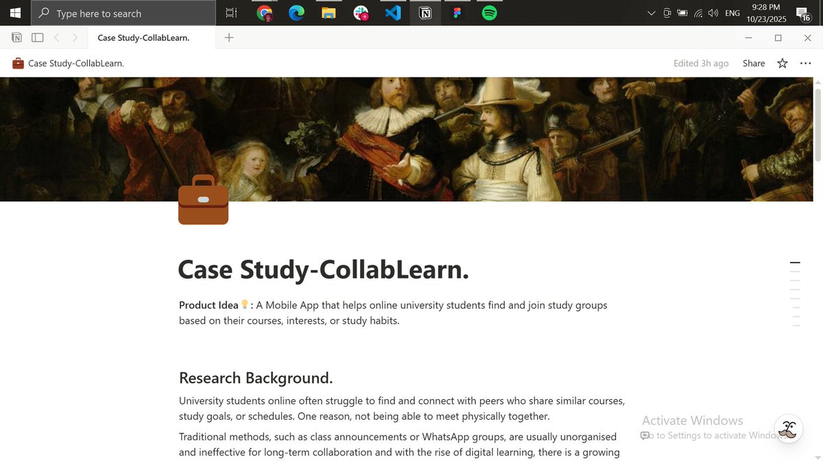favourukonu_'s tweet image. Started my first case study today!🎉
I'm so thrilledd and excited😭✨
I believe it's going to be a wonderful experience🥂.
#UIUXDesign
