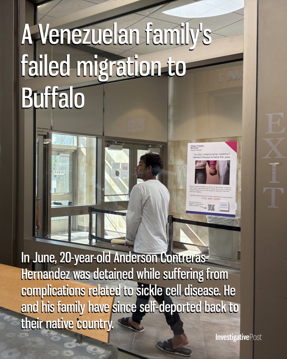 A family of Venezuelan asylum seekers has self-deported back to their home country, the result of Trump's crackdown on migrants.

The father and son were detained by ICE and the family agreed to leave so they would be freed.

investigativepost.org/2025/10/22/ven…