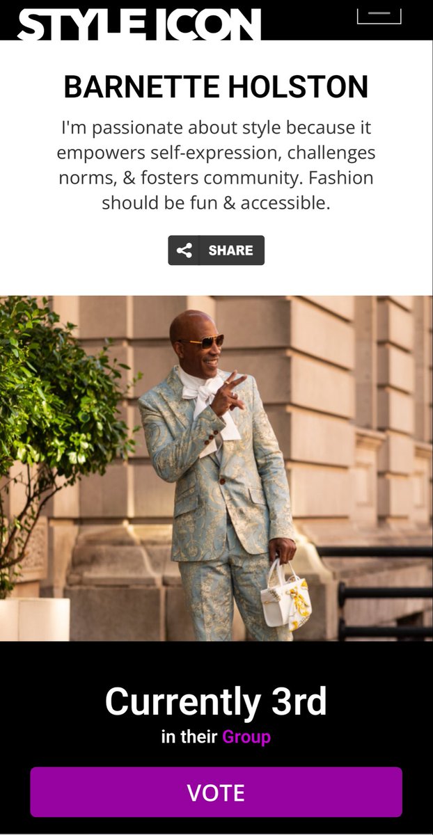 Please vote!!!!

styleicon.org/2025/barnette-…