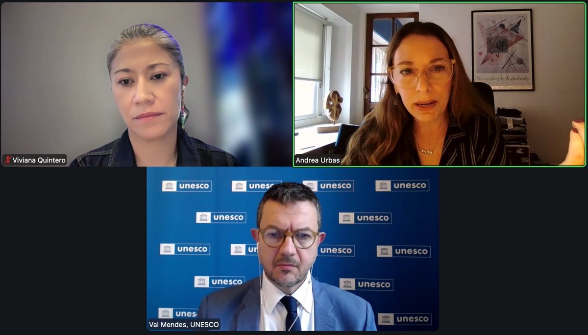 UNESCO Santiago (@unescosantiago) on Twitter photo 📢 Hoy se realizó el webinar “Hacia entornos educativos seguros: prevención de las violencias digitales en la era de la inteligencia artificial”, cuarta sesión de la serie #RompiendoCiclos de la <a href="/UNESCOSantiago/">UNESCO Santiago</a>, moderado por nuestro jefe de Educación Valtencir Mendes. 🧵👇 📢 Hoy se realizó el webinar “Hacia entornos educativos seguros: prevención de las violencias digitales en la era de la inteligencia artificial”, cuarta sesión de la serie #RompiendoCiclos de la <a href="/UNESCOSantiago/">UNESCO Santiago</a>, moderado por nuestro jefe de Educación Valtencir Mendes. 🧵👇