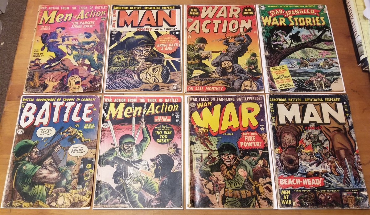 Golden Age Comic Lot, 8 Pre-Code Horror/War Books. Complete.   
🔗 ebay.com/itm/4062965631…  
 #ad