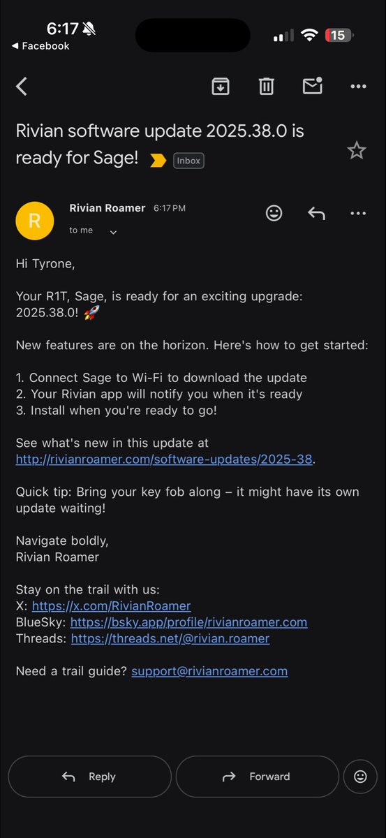 Thank you <a href="/RivianRoamer/">Rivian Roamer</a> for the update! 

Halloween time! 😎😎😎