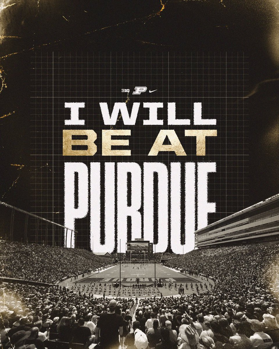 I will be at Purdue this weekend! Go Boilermakers!!!🖤💛
⁦<a href="/CoachShanefelt/">Chris Shanefelt</a>⁩ ⁦<a href="/coachkoogle/">Josh Koogle</a>⁩ ⁦<a href="/CarlisleFBall/">Carlisle Football</a>⁩ ⁦<a href="/CoachHinshaw/">Darin Hinshaw</a>⁩ ⁦<a href="/Coach_Odom/">Barry Odom</a>⁩ ⁦<a href="/Coach_Henson/">Josh Henson</a>⁩