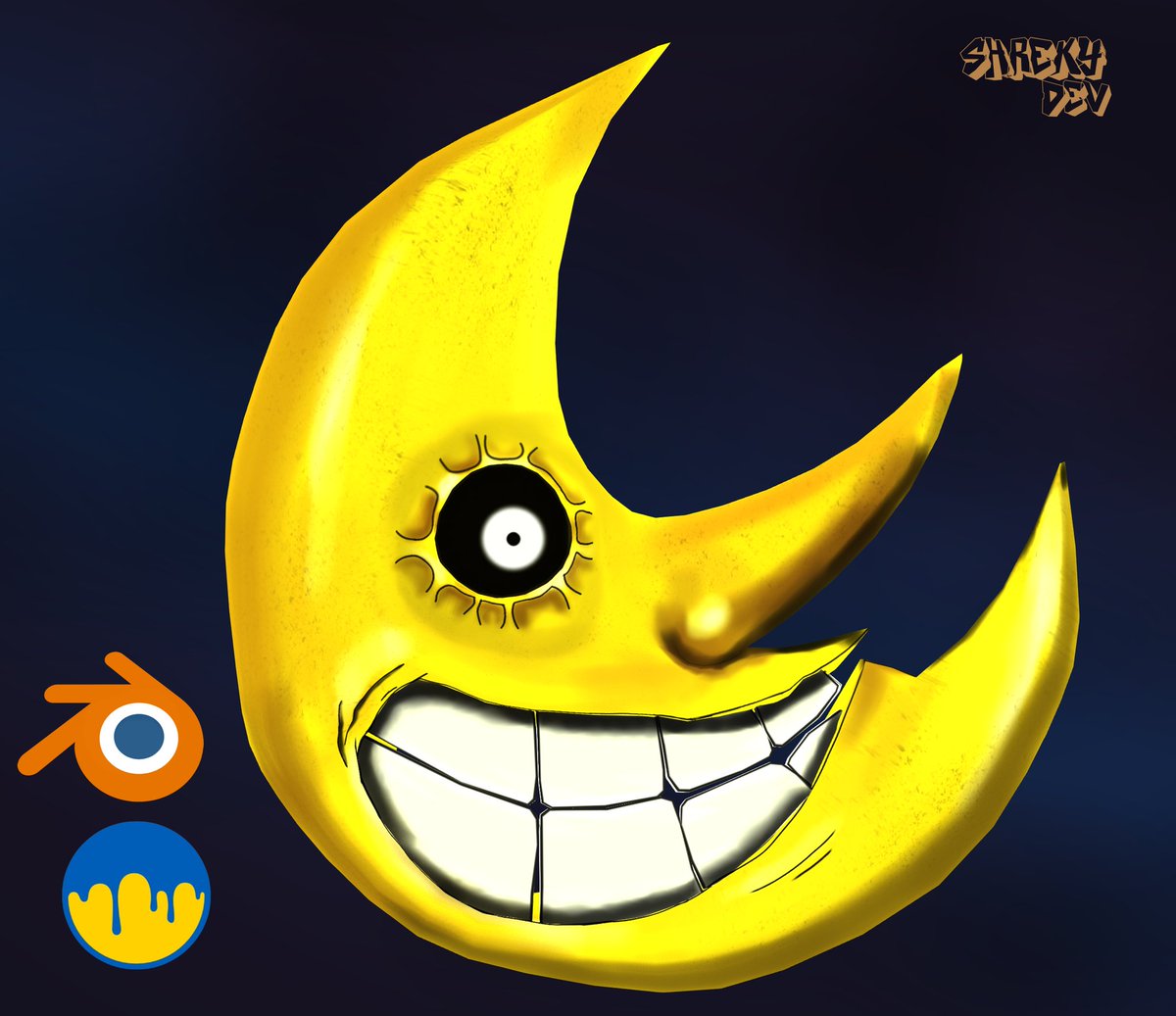 Shreky_Dev's tweet image. #RobloxDevs #blender #3dart #artwork #roblox #souleater