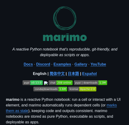 sanketsabharwal's tweet image. marimo: utilizing python notebooks for scripts and applications
