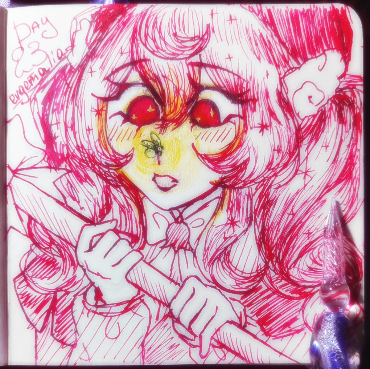 evgemalia's tweet photo. #Hyacine #hsr #HonkaiStarRail #Inktober2025 #Inktober #inktober2025day23 https://t.co/b7c61CSQgh