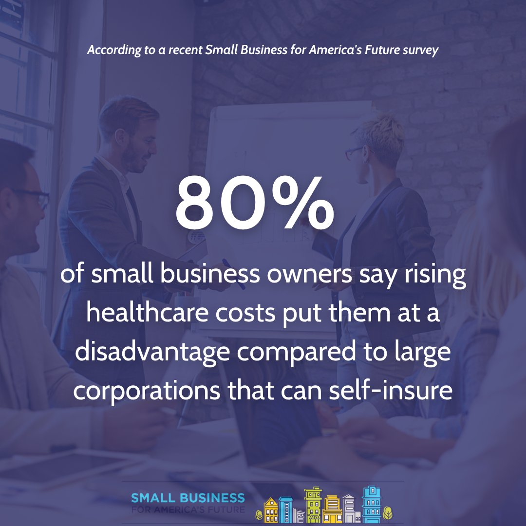 Workers and small business owners alike are demanding affordable healthcare, because no one should have to choose between caring for their employees and keeping the doors open. The solutions exist. Now Congress needs to deliver. Check out @smallbizfuture’s latest survey: