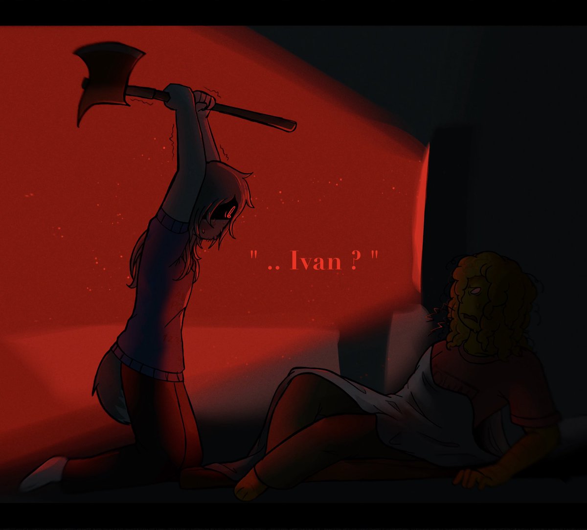 c4nineb1tes's tweet image. #badthingsroblox the night you tried to leave me