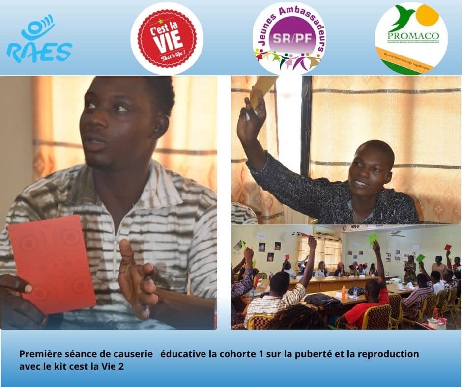 JASRPFBurkina's tweet image. Causerie Éducative à Ouagadougou !
Le projet #CestLaVie2 renforce l’éducation des jeunes sur la #santésxuelle et #reproductive.
Une rencontre sur la puberté et la reproduction a permis d’échanger sur l’acceptation de soi, l’hygiène et la prévention des risques. 👩🏽‍🏫👨🏾‍🏫