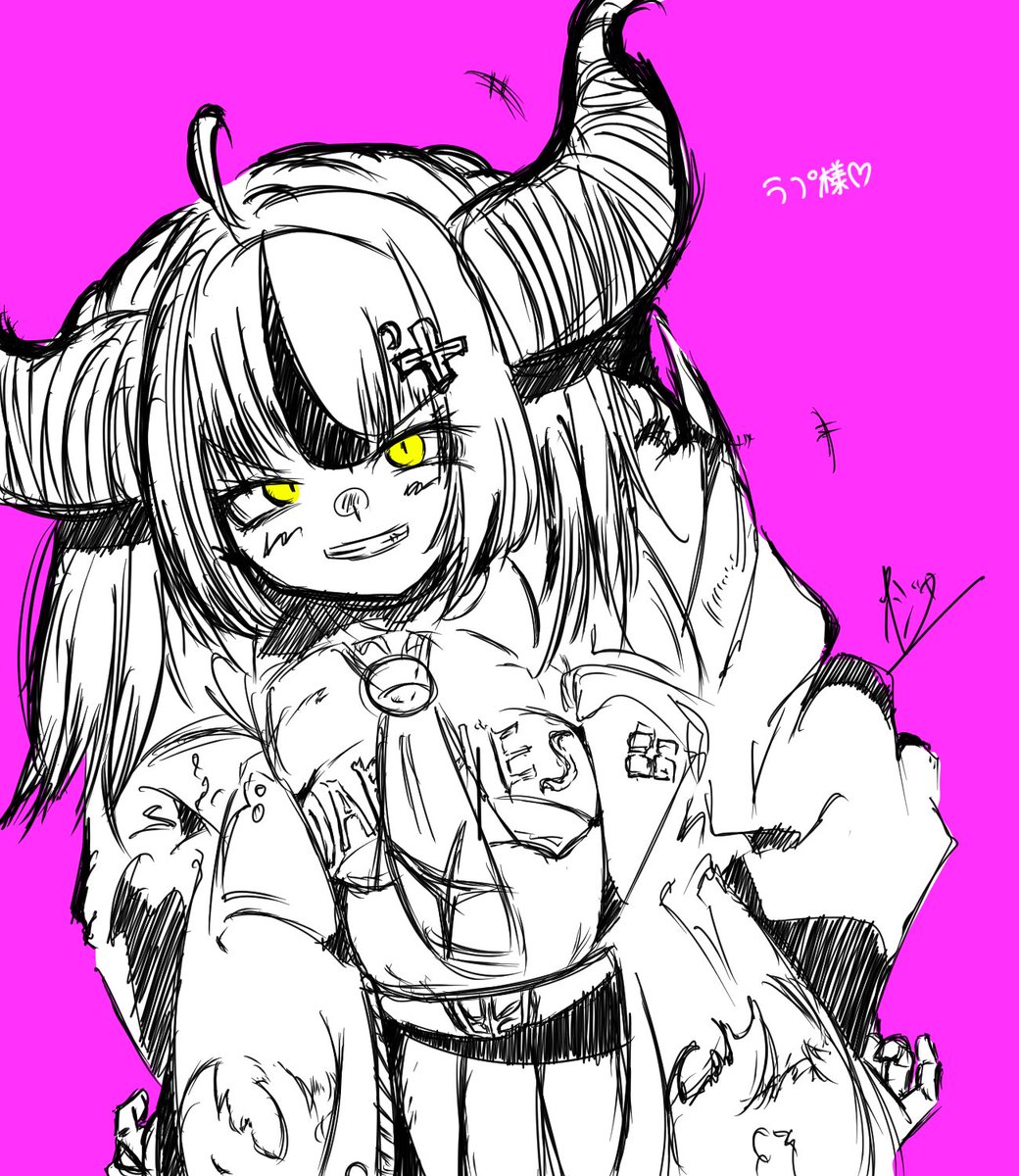 sirasuojisan's tweet image. #理由もなく再掲していいタグ 
#laplus_artdesu 
#illustrations #art #hololiveALT