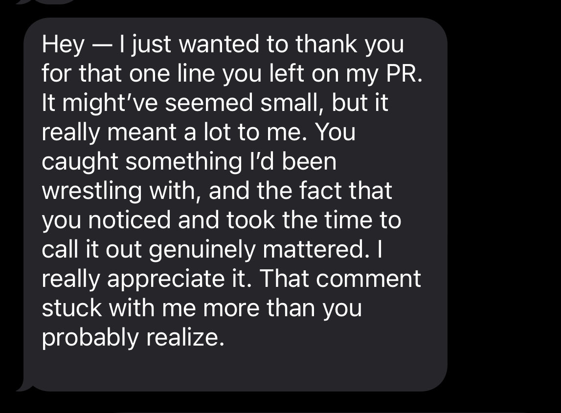 Bro I just told him to remove a console.log