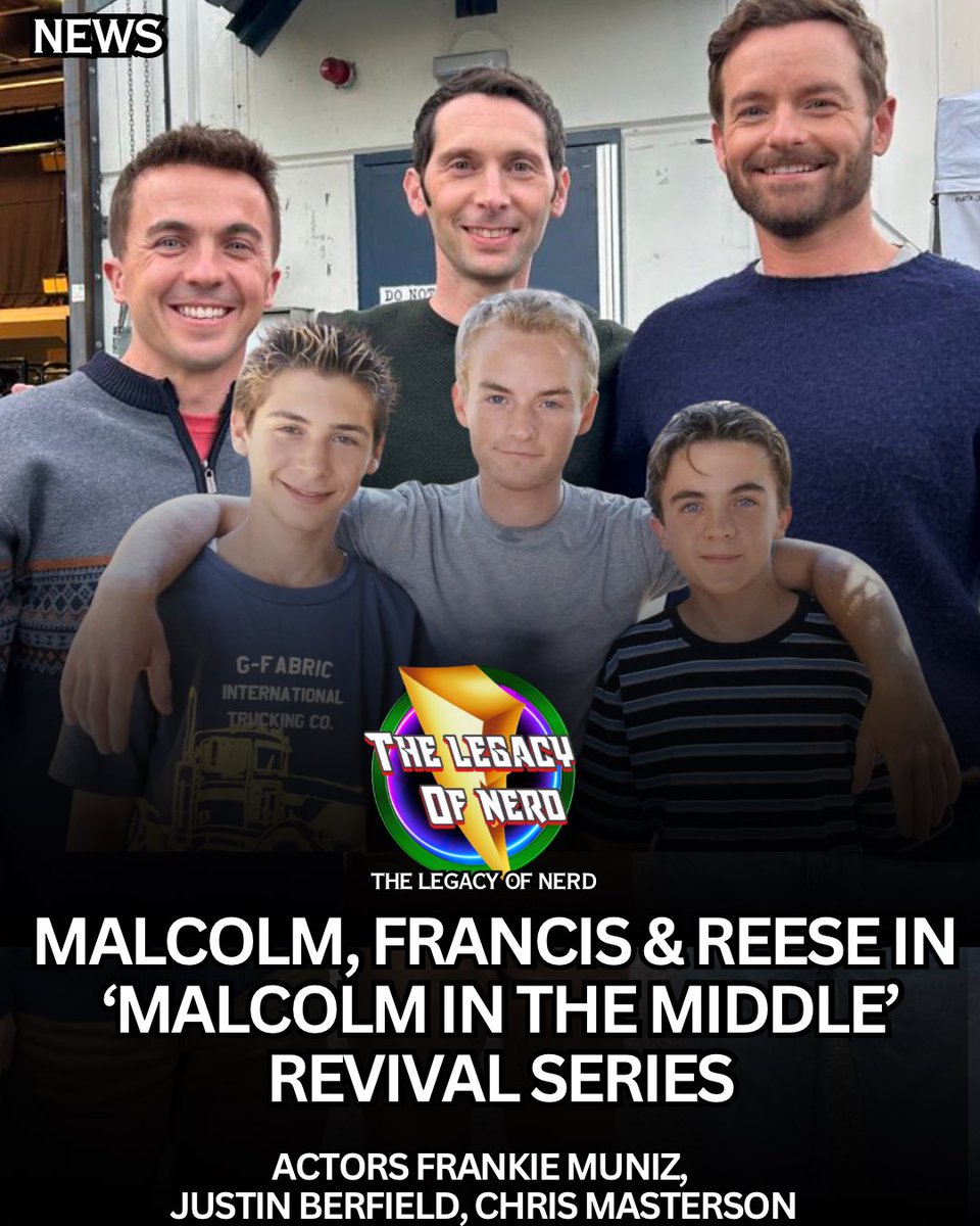 thelegacyofnerd's tweet image. Malcolm in The Middle Brothers Reunited!
Malcolm (Frankie Muniz), Reese (Justin Berfield), & Francis (Chris Masterson) all reunited on the set of the ‘Malcolm In The Middle’ Revival Series