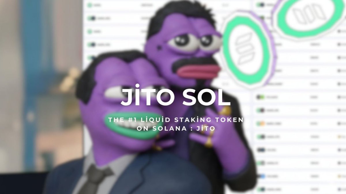 hitas.base.eth aka Alpha Hunter (@hitasyurek) on Twitter photo The #1 Liquid Staking Token on $SOL : <a href="/jito_sol/">Jito</a>
JitoSOL is the #1 liquid staking token supporting the culture of speed and efficiency in the $SOL ecosystem.
With over 8 million SOL actively staked and numerous opportunities available, let's dive into the details together. The #1 Liquid Staking Token on $SOL : <a href="/jito_sol/">Jito</a>
JitoSOL is the #1 liquid staking token supporting the culture of speed and efficiency in the $SOL ecosystem.
With over 8 million SOL actively staked and numerous opportunities available, let's dive into the details together.
