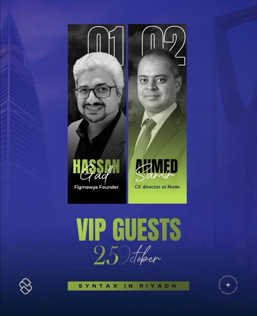 Rahma_mohsen1's tweet image. فرصة رائعة لل UXUI Designers في الرياض لمقابلة عدد من الخبراء في المجال، 
يوم السبت 24 اكتوبر مع #Syntax 
لينك حجز مقعد -بدون رسوم-
lnkd.in/db_E3wEz
#UX #UI #UserExperience