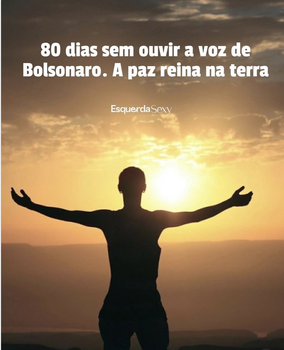 Pobre_d_Direita's tweet image. 80 dias sem os uivos do maligno.