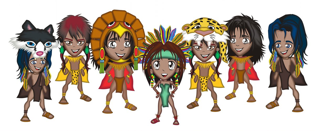 Apenas que mostraron la imagen de la mascota del mundial, recordé que tenía una figuritas así para algunos de mis productos.