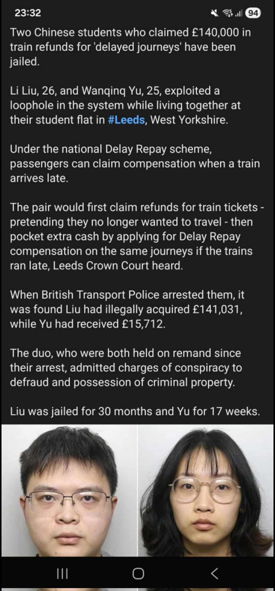 And yet they claim it's train drivers that take the £ out of the railway !

Roscos and fare evasion that takes a lot from ( delay repay the biggest scam it seems ) ..