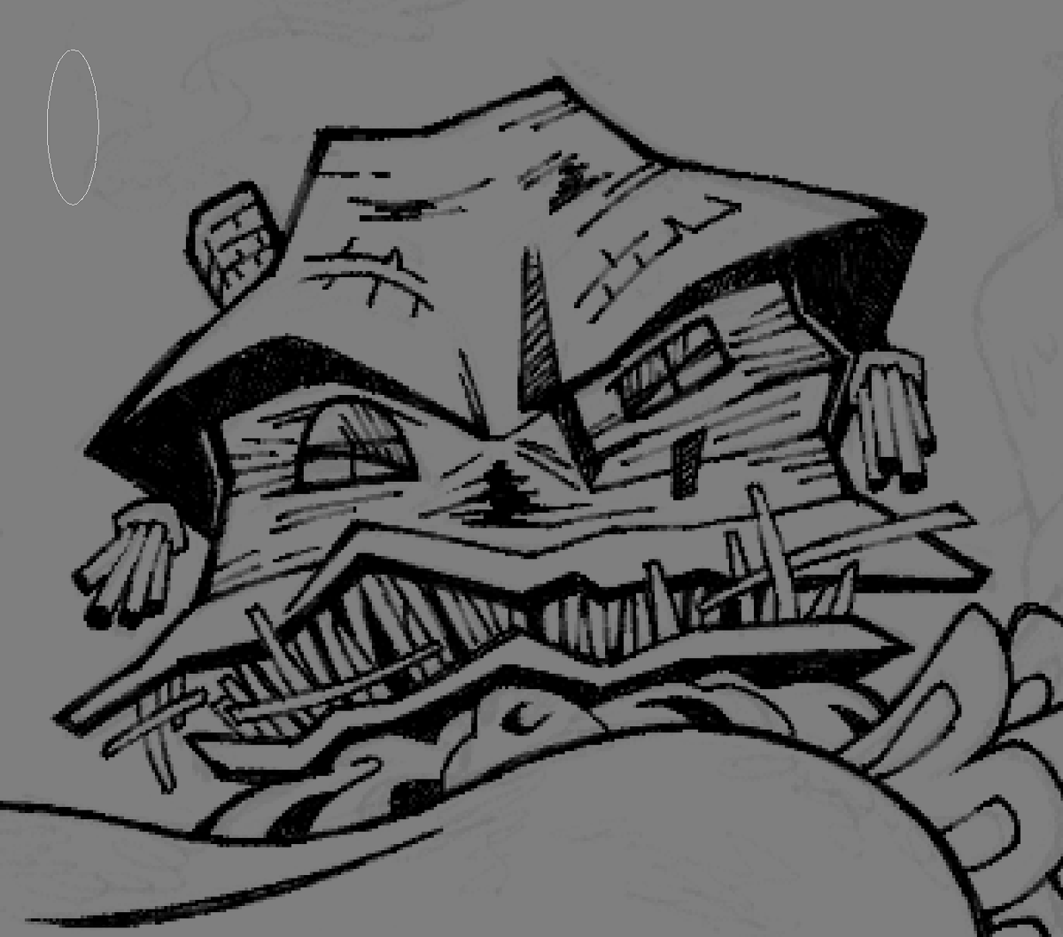 *METAL PIPE FALLING SOUND*